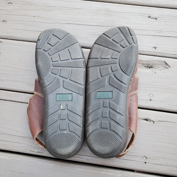 Vintage 90s y2k Born Greek Fisherman Chunky Platform Buckle Jesus Sandals 12 - Picture 6 of 8